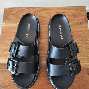 Madden Girl Dizzy Women's Platform Sandals size 7 Black
